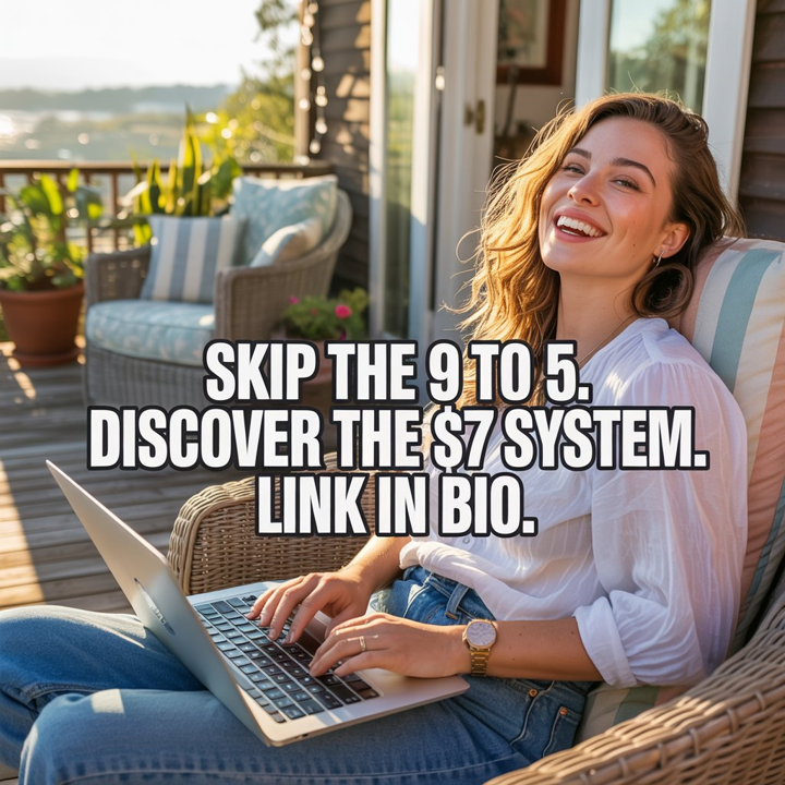 Skip the 9 to 5. Discover the $7 system.